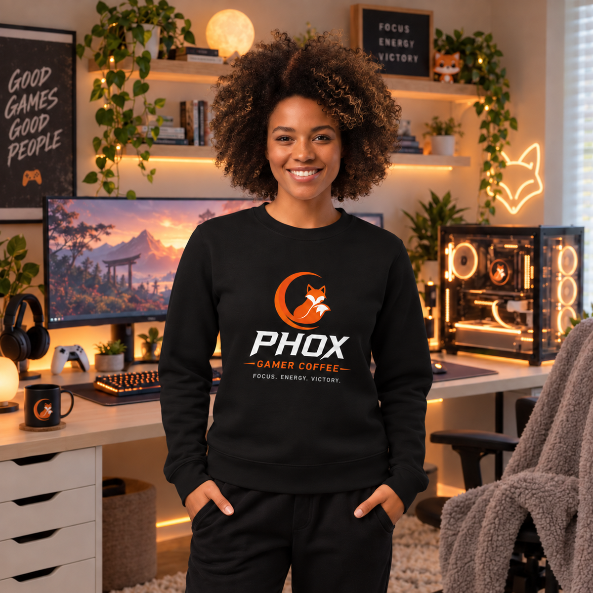 Oversized heavyweight sweatshirt