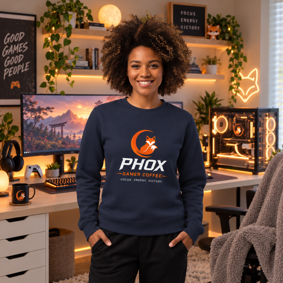 Oversized heavyweight sweatshirt