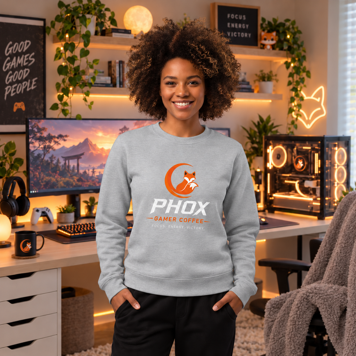 Oversized heavyweight sweatshirt
