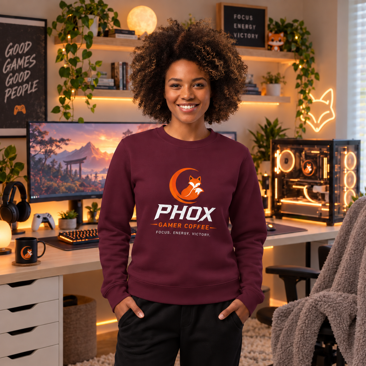 Oversized heavyweight sweatshirt