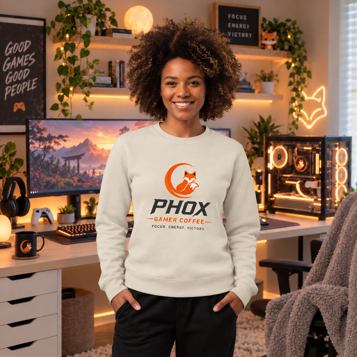 Oversized heavyweight sweatshirt