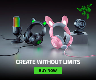 Razer creator gear affiliate banner